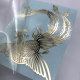 China Wind Dragon Phoenix Phoenix Phoenix Phone Metal Patch Ultra -thin Pure Gold Plating notebook computer decoration stickers