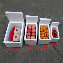 Foam Box Fruit Preservation Express Seafood Postal Refrigerated Foam Packaging Box Thickeneded Frozen Meat Matching