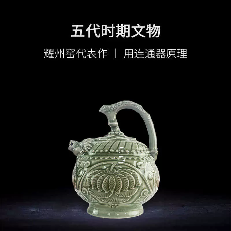 中国古美術　中国古陶磁器　中国古玩　耀州窯　青磁　陰刻　草花文様　小瓶　小壺 2025年最新】Yahoo!オークション -耀州窯の中古品・新品・未使用