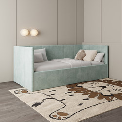 Huirui Children's Splicing Bed, Large Bed, Extra Wide Bed, Baby Splicing Bed with Guardrails, Single Bed, Bedside Bed, Extra Wide Bed, Children's Bed