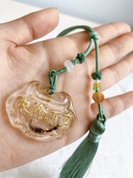 Lan Yin Bi Yue Baby Longevity Lock Comb Handmade Resin DIY Material Kit for Making Baby Hair Keepsake