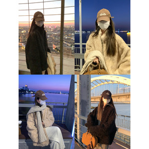 Miss 77 Practical Wearing 100 Wool Thickened Warm and Lazy Medium-Length Fur All-in-One Jacket
