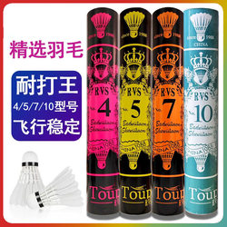 Stainless Steel Badminton Shuttlecocks No. 7, No. 4/5, No. 10, Genuine Professional Durable and Stable for Training and Competition, Pack of 12, Unbreakable