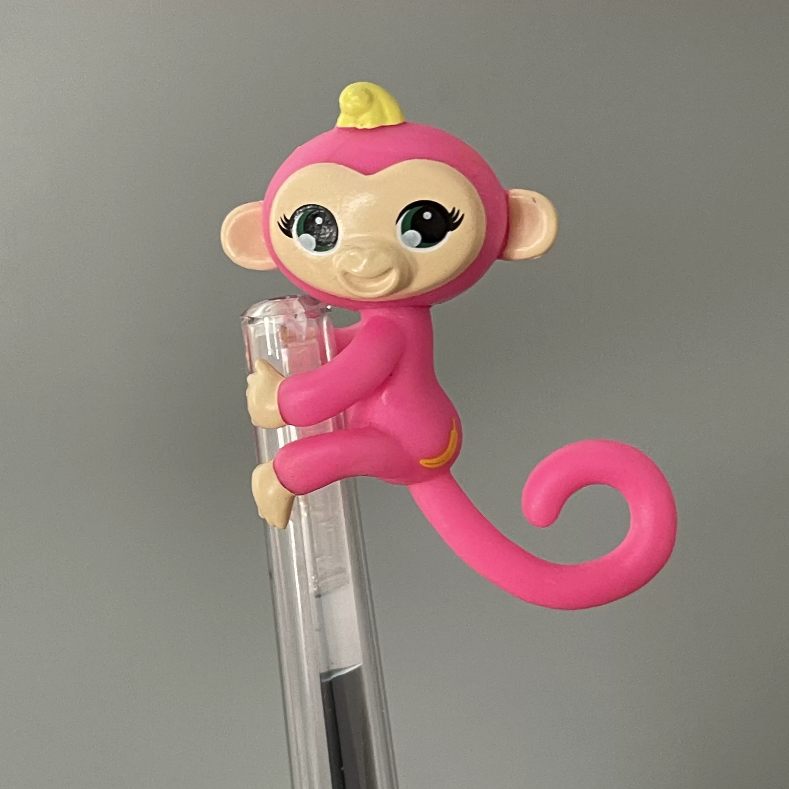 正版散货多彩笔头手指猴指尖萌宠动物玩偶公仔手办模型摆件玩具