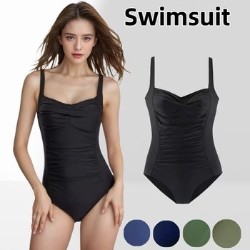 Sexy ladies triangular conservative slim swimsuit