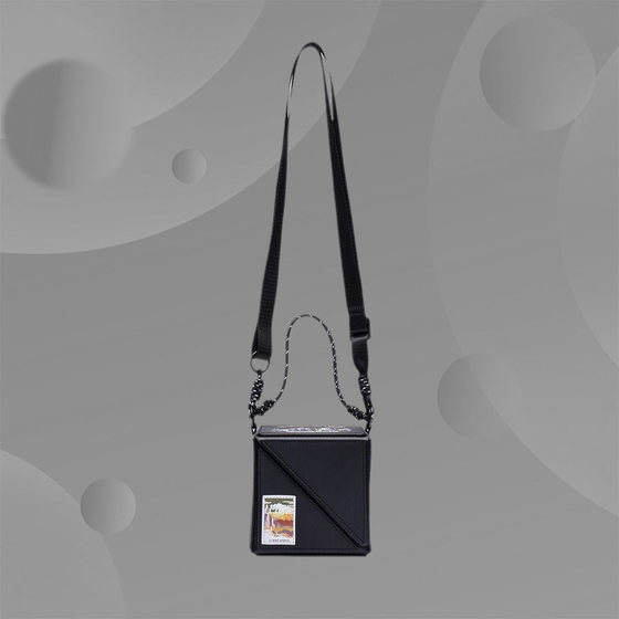 Lining/Li Ning genuine leisure bag oblique cross -bag fashion versatile national tide men's and female sports shoulder bag ABDS122