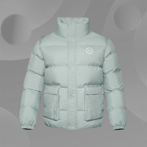 Li Ning cotton clothing winter new Wade series men's fashion casual loose stand -up collar short cotton cloth AJMR029