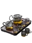 hướng dẫn lắp bàn trà điện Bộ trà thủy tinh Bộ nhà ấm trà văn phòng uống trà đơn giản khay trà nhẹ trà sang trọng pha ấm trà Kung Fu trà bantradien Bàn trà điện