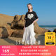 Three Color 2025 Summer New White Moonlight Skirt Lace Spliced ​​A-line Skirt Romantic Long Skirt M