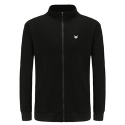 Jihu Auto Workwear Stand Collar Sweatshirt for Autumn and Winter, Unisex, for Salesmen at New Energy 4S Stores, Fleece-Lined Work Uniform with Logo Printing