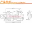 Chip tản nhiệt tản nhiệt điện tử nhôm bảng mạch khối nhiệt 50*50*13MM 