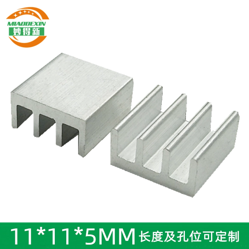 Tản nhiệt chất lượng cao tản nhiệt nhôm nguyên chất 11*11*5 chip nhớ chuyên dụng tản nhiệt nhà máy bán trực tiếp