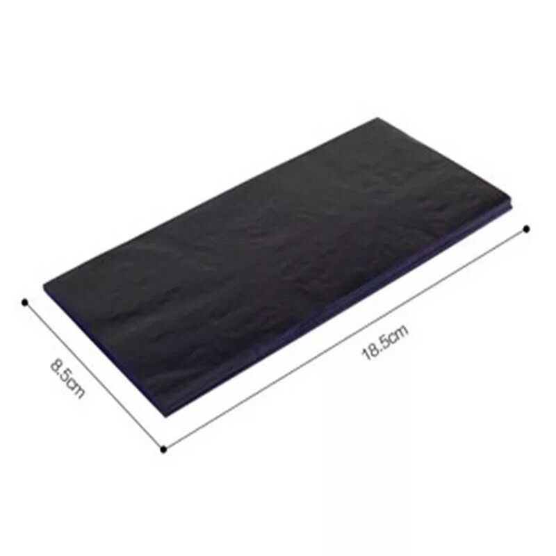 상하이 브랜드 2839-48K 파란색 복사 용지 8.5*18.5CM 소형 양면 파란색 종이 100매 | 상자 -