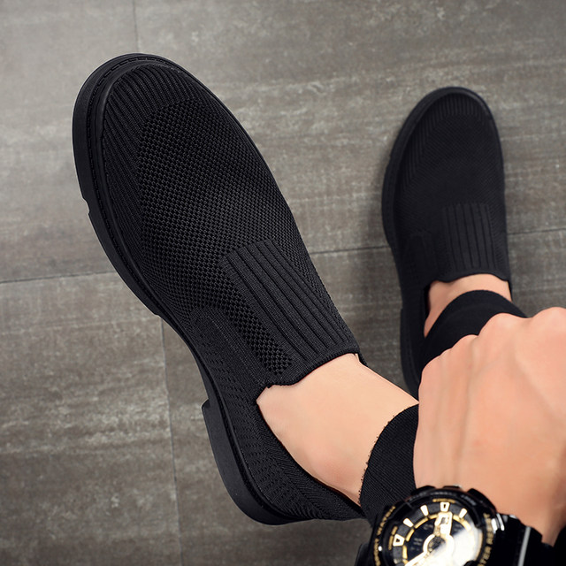 Summer breathable men s shoes casual cloth shoes new 2024 socks shoes