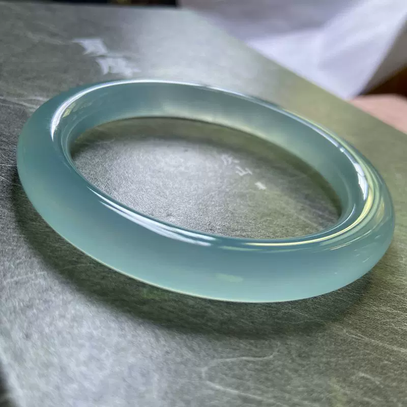 特価商品  海藍宝石手鐲子 青色バングルスカイブルー水晶石天然石 アクセサリー