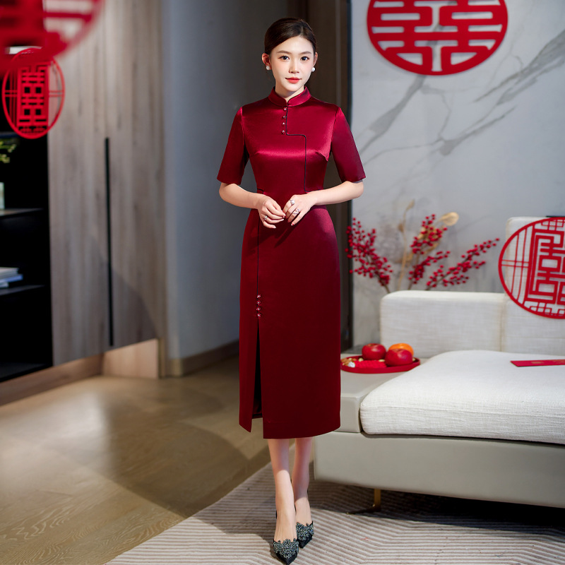 2023 ο  Ӵ 巹  ߱ Ÿ ƼƮ þӴ  ȸ 巹 CHEONGSAM -