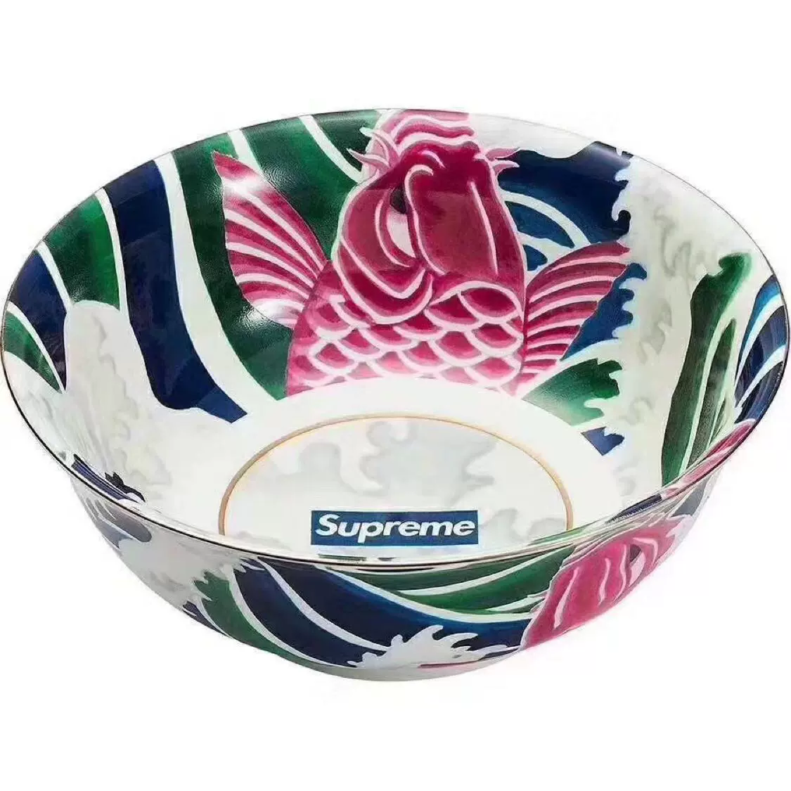 新品】supreme waves ceramic bowl 鯉-