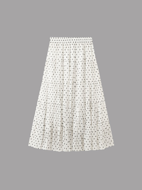 Dahong flagship store Manye casual floral print midi skirt for women fashion vacation style sweet slim skirt