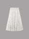 Dahong flagship store Manye casual floral print midi skirt for women fashion vacation style sweet slim skirt