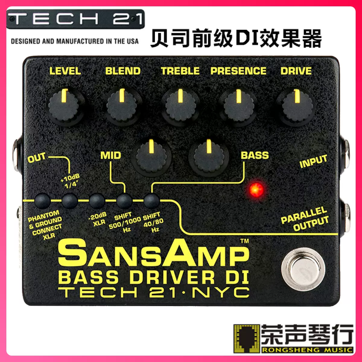 新しい SANS Sansamp AMP Editio Anniversary BASS DRIVER Limited DI