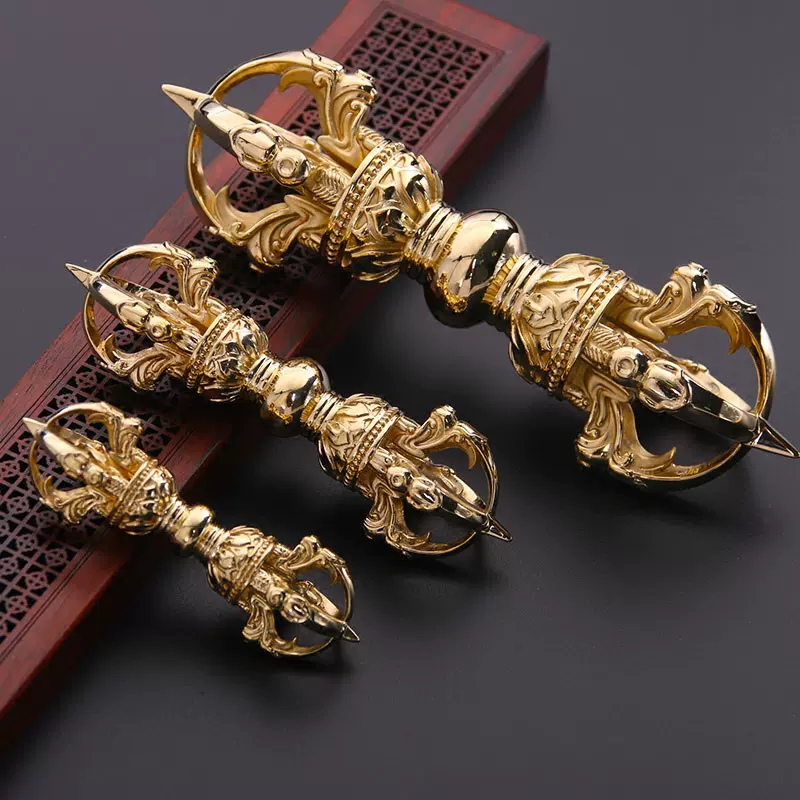 手作  純銅  密教法具  馬頭明王金剛杵35cm5 手作 純銅 密教法具 馬頭明王金剛杵35cm5 馬頭明王馬頭金剛杵