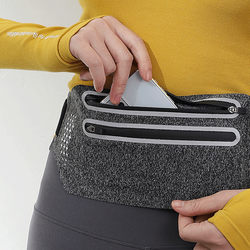 Sports Running Mobile Phone Waist Bag for Men and Women, Fitness Outdoor Equipment, Ultra-Thin Mini Invisible Belt, Waterproof Small Bag