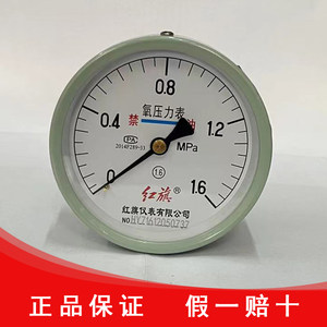 
Hongqi Instrument Manufacturer Direct Sales Axial Borderless Oxygen Special Pressure Gauge YO-100Z Other Gases Can Be Ordered