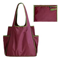 New Large-Capacity Foldable Shopping Bag for Travel Abroad, Lightweight Shoulder Bag, Eco-Friendly Supermarket Grocery Bag