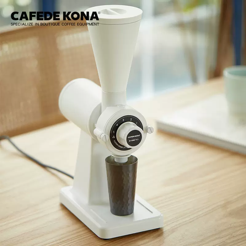 CAFEDE KONA G-ONE pro电动磨豆机60平刀咖啡磨单品咖啡豆研磨机-Taobao