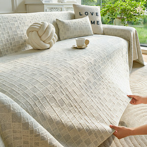 
Class A maternal and infant grade winter sofa cover 2025 new high-end one-piece anti-slip anti-cat scratch leather sofa towel