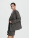 First cotton herringbone wool suit jacket 25 spring MIU style Italian colored tweed short skirt wool suit for women
