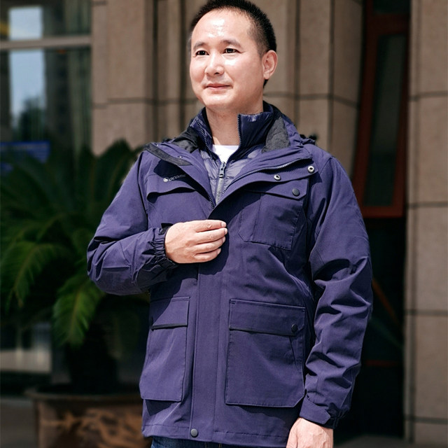 threeinone assault jacket goose down liner windproof rainproof