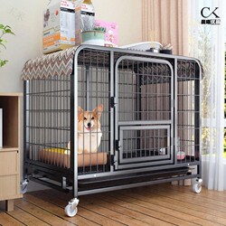 Dog House with Toilet, Automatic Toilet Integrated, Summer Cat House, Suitable for Small and Medium-Sized Dogs, Suitable for All Seasons, Removable and Washable Dog Cage