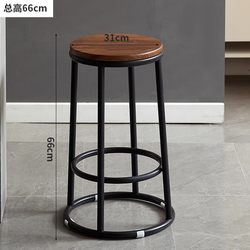 Bar Stool Mobile Phone Counter Round Stool Plus Height Stool Game Hall Cashier Stool Cafe Milk Tea Shop Bar Stool