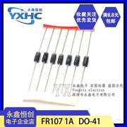 Diode phục hồi nhanh mới FR107 1A/1000V cắm trực tiếp diode chỉnh lưu bện gói DO-41