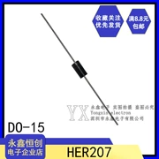 Nhà sản xuất MIC bán trực tiếp diode cắm trực tiếp chỉnh lưu hiệu suất cao HER207 2A/800V DO-15 1K=47 nhân dân tệ