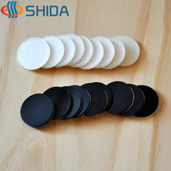 Shida Black And White Furniture Anti-slip Protective Pad Glass Gasket Table And Chair Furniture Foot Pad Anti-slip, Anti-wear And Anti-scratch Rubber Particles