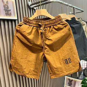 Clear warehouse leakage silk shorts, men's summer fast dry tide, loose large size large size beach pants pants casual sports pants
