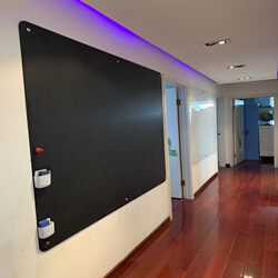 Beijing Painted Tempered Glass Whiteboard Home Magnetic Hanging Conference Office Teaching Training Children's Blackboard