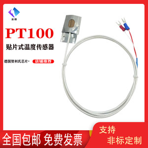 
PT100 Pipeline chip thermal resistance temperature sensor arc tile platinum thermal resistance WZP-PT100