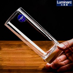 Lemeiya Glass Cup Is High Temperature Resistant and Explosion-Proof, Breakfast Milk Cup, Tea Cup, Straight Tempered Beverage Cup, Household Drinking Cup