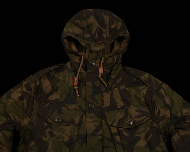 RL heavyweight classic camouflage high-density quilted M65 jacket out ...