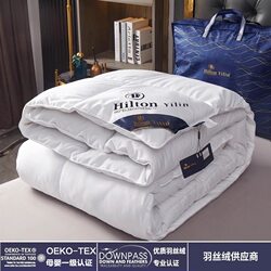 Five-Star Hotel Feather Velvet Thickened Warm Winter Quilt Spring and Autumn Cotton Quilt Core Single/Double Student Dormitory Air Conditioning Quilt