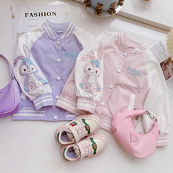 Girls' Jackets, Spring and Autumn Styles, Stylish Trench Coats, Children's Clothing, Baseball Jackets, Autumn Clothing, Cardigans for Young Children