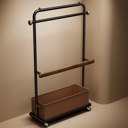 Clothes Rack Floor-Standing Bedroom 2025 New Model Night-Time Clothes Storage Magic Movable Coat Rack Room Secondary Cleaning Clothes Hanger