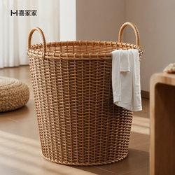 Japanese-Style Dirty Clothes Basket, Household Clothes Storage Basket, Trendy and High-End, Large-Capacity Storage Bin, Laundry Basket