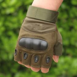 Tactical Gloves for Outdoor Cycling, Military Enthusiasts, Anti-Cut, Field Performance, Sports, Fitness, Hard-Shell Combat Half-Finger Gloves