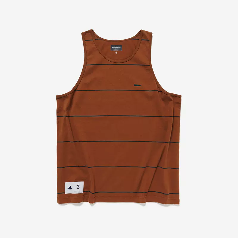 四季出品订货DESCENDANT CACHALOT STRIPE TANK TOP条纹背心25SS