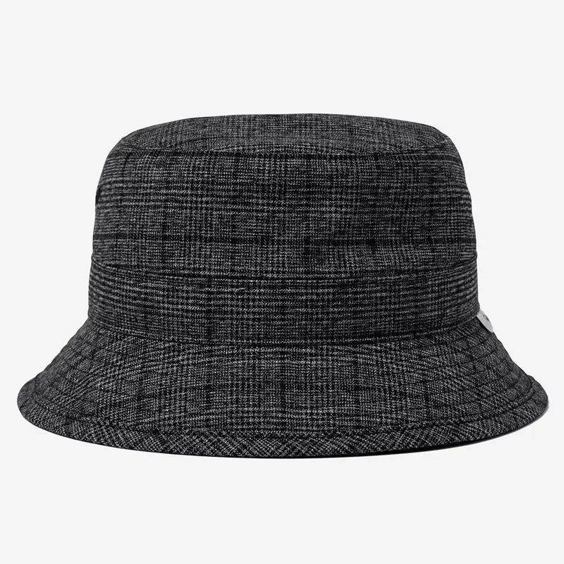 四季出品訂貨WTAPS BUCKET 01 HAT PLRA TWILL休閒格紋漁夫帽23AW-Taobao