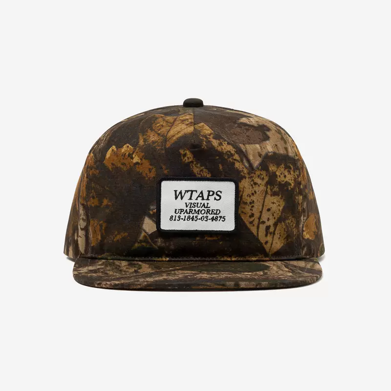 四季出品订货WTAPS T-5 01 CAP NYLON TUSSAH刺绣平檐棒球帽25SS